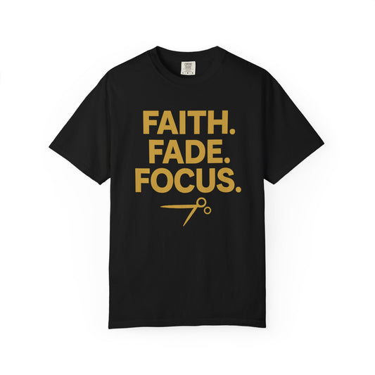 Faith Fade Focus Unisex Garment-Dyed T-shirt