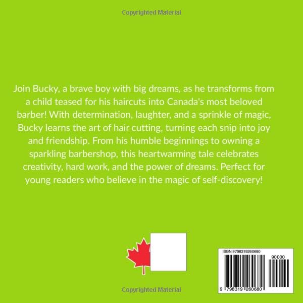 Children's books Buckythebarber My First Haircut - Bucky Paperback