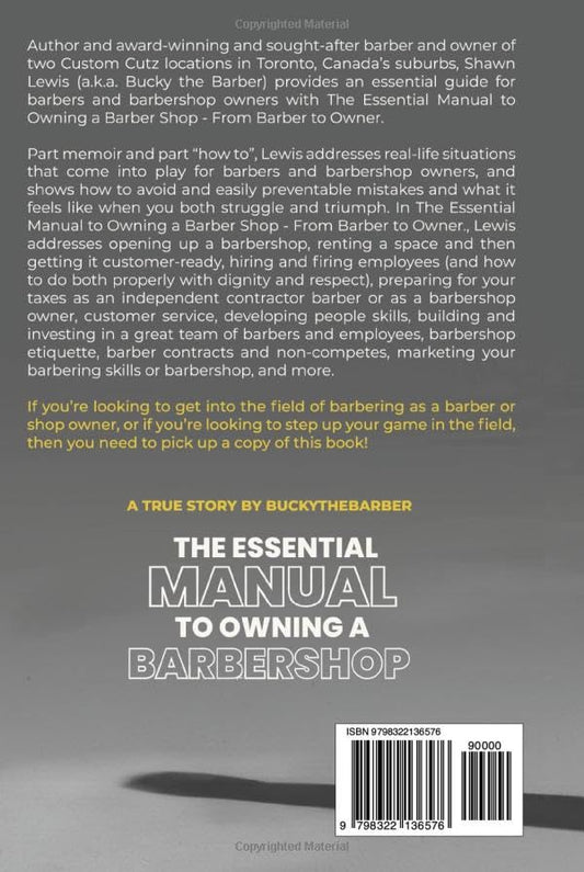 The Essential Manual to Owning a Barbershop: From Barber to Owner Hard Cover