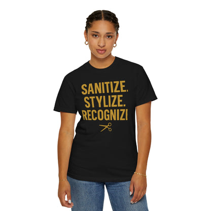 Sanitize Stylize Unisex Garment-Dyed T-shirt