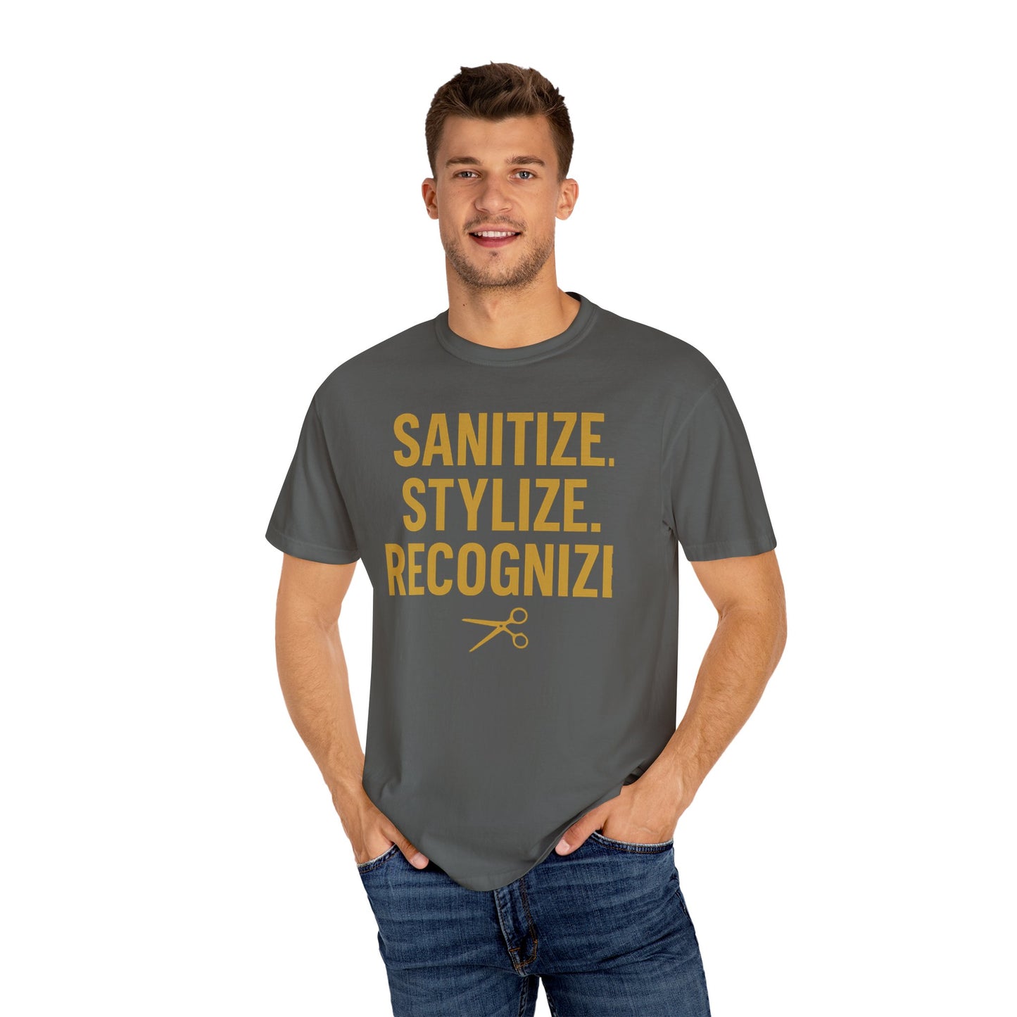 Sanitize Stylize Unisex Garment-Dyed T-shirt