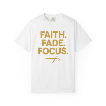 Faith Fade Focus Unisex Garment-Dyed T-shirt