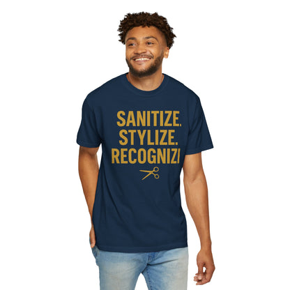 Sanitize Stylize Unisex Garment-Dyed T-shirt