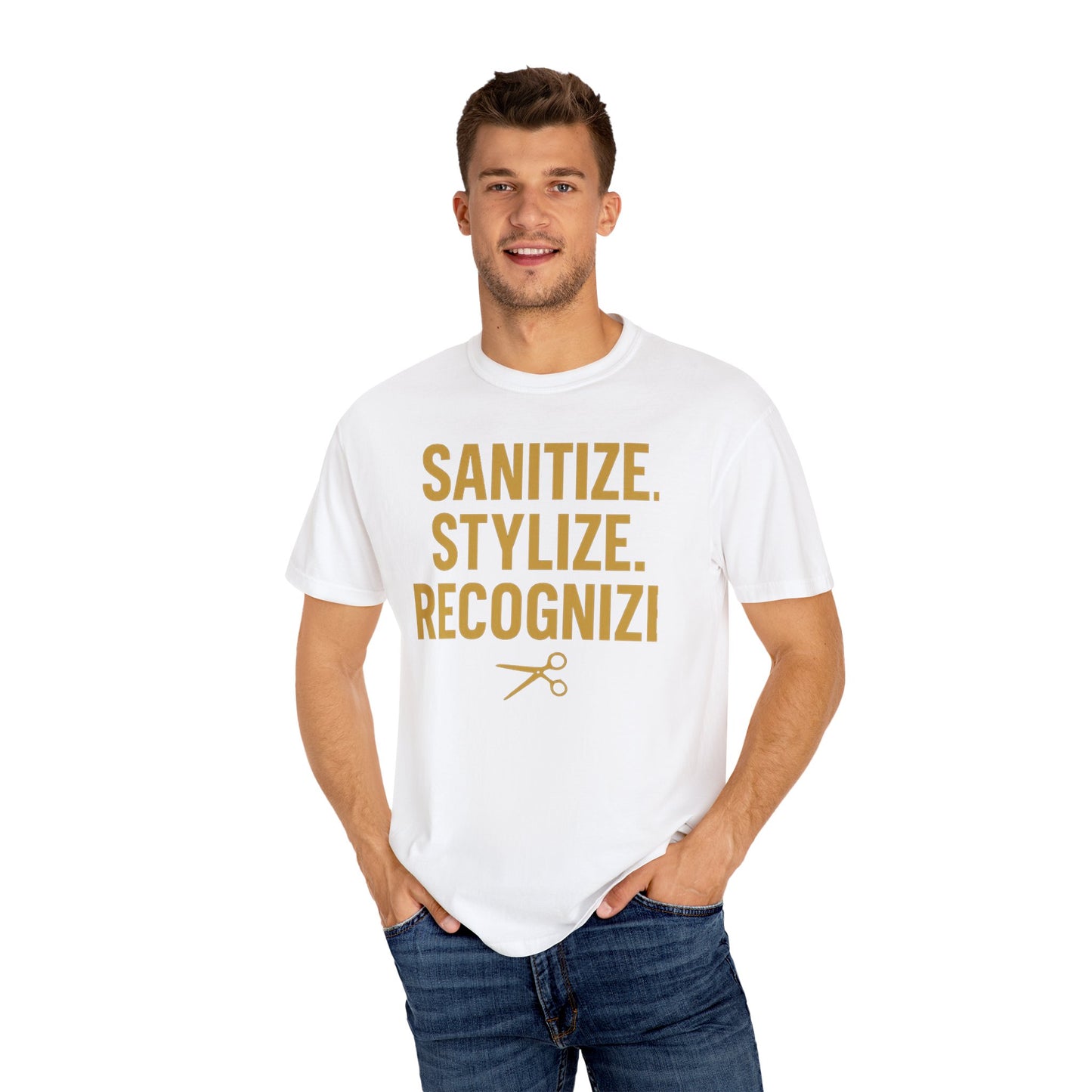 Sanitize Stylize Unisex Garment-Dyed T-shirt