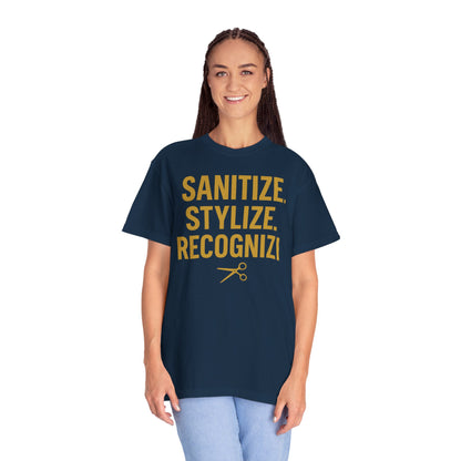 Sanitize Stylize Unisex Garment-Dyed T-shirt