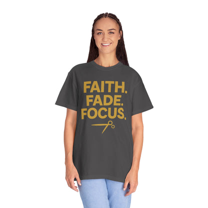 Faith Fade Focus Unisex Garment-Dyed T-shirt