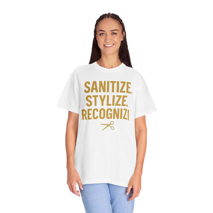 Sanitize Stylize Unisex Garment-Dyed T-shirt