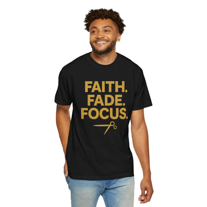 Faith Fade Focus Unisex Garment-Dyed T-shirt