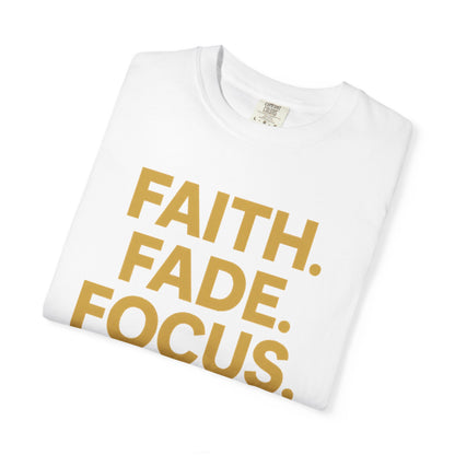 Faith Fade Focus Unisex Garment-Dyed T-shirt
