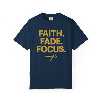 Faith Fade Focus Unisex Garment-Dyed T-shirt